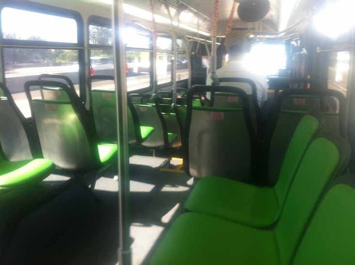 Big Blue Bus Gillig BRT interior